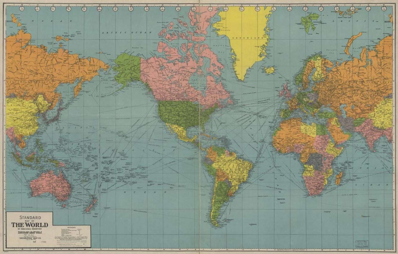 Maps That Show How Our Understanding Of The World Has Changed with Map of the World USA Edition