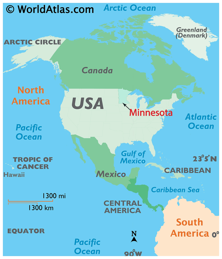 Where Is Minneapolis On the Map of USA Where Is Minneapolis On the Map of USA