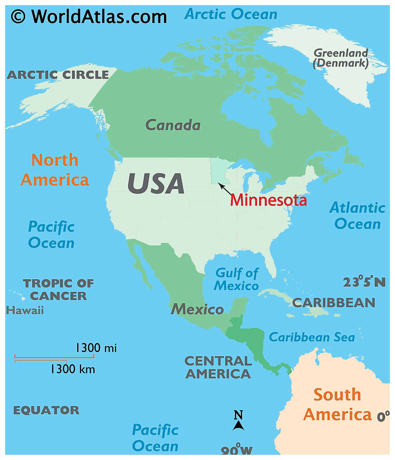 Minnesota Maps & Facts - World Atlas inside Where Is Minneapolis On the Map of USA