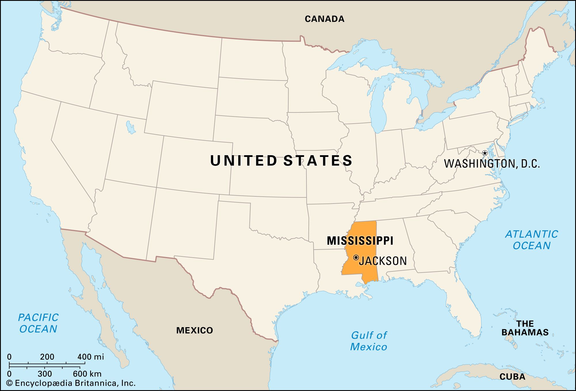 Mississippi | Capital, Population, Map, History, &amp;amp; Facts | Britannica for Mississippi On The Map Of Usa