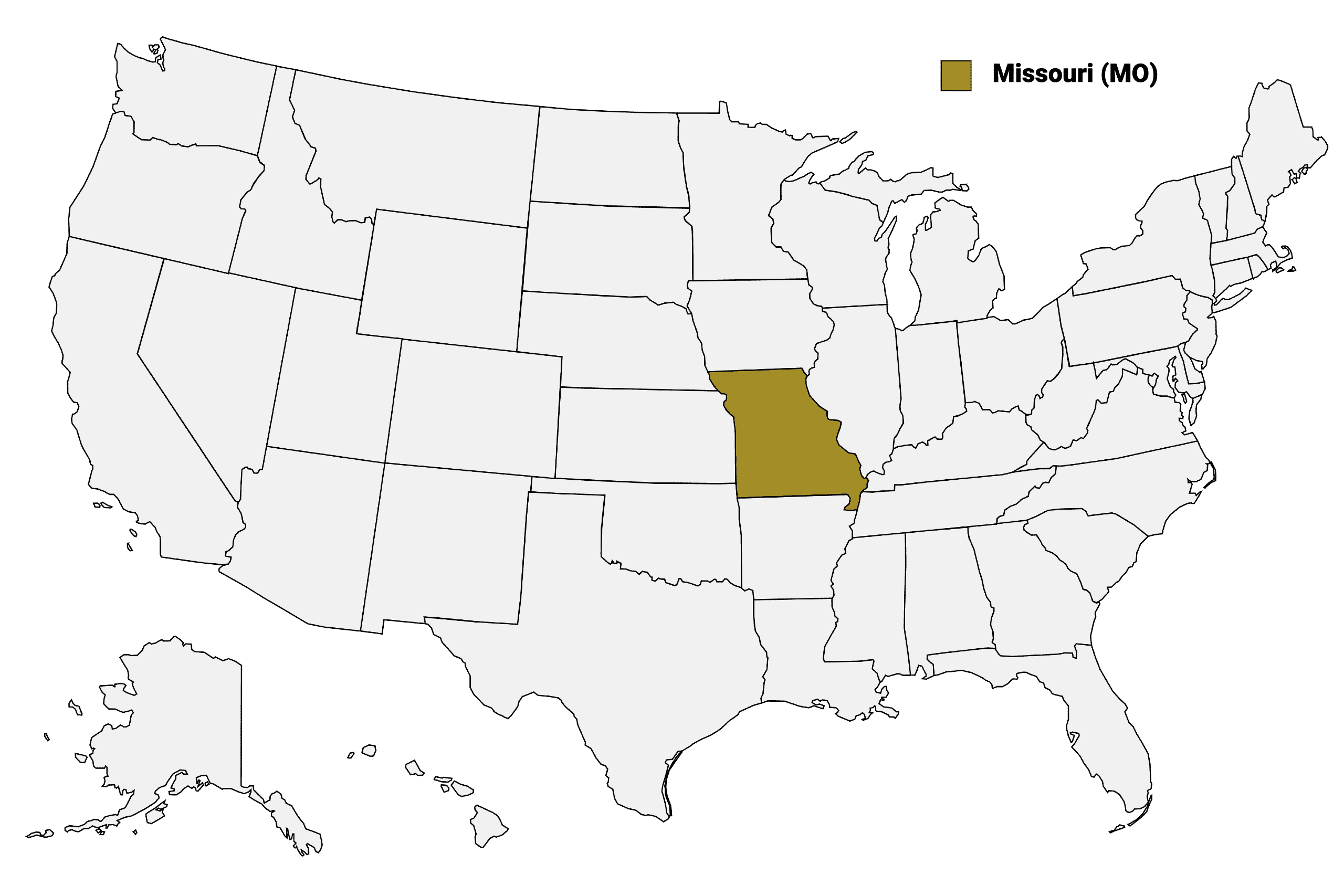 Missouri Counties Map | Mappr intended for Where Is Missouri On A Map Of Usa