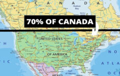 Most Canadians Live South Of Seattle And Other Mental Map regarding Map of USA and Canada Border Cities