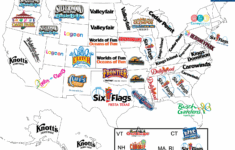Most Popular Amusement Parkstate In The Past 5 Years throughout Map Of All Theme Parks In Usa
