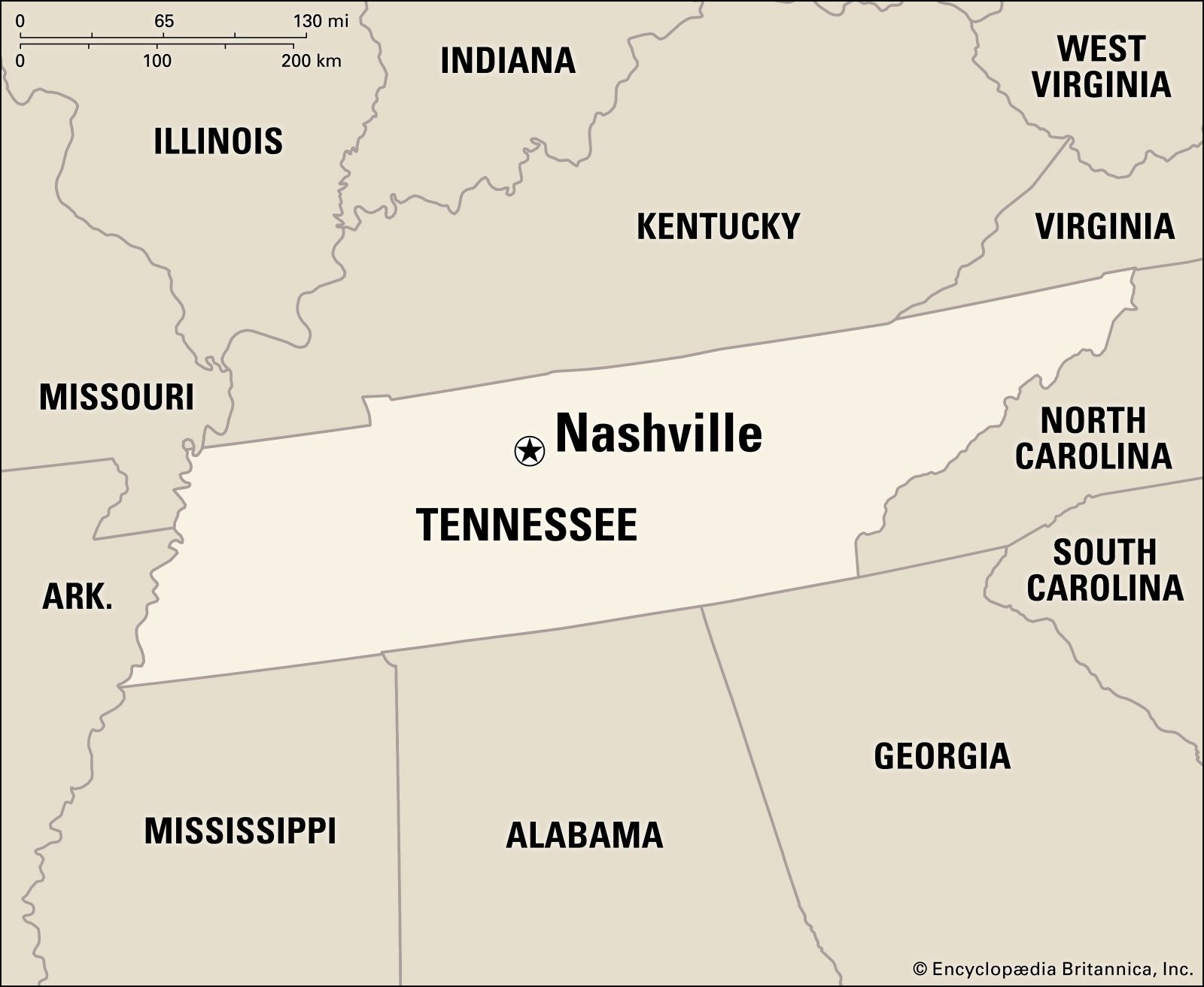 Nashville | History, Population, Map, &amp;amp; Points Of Interest with regard to Nashville Tennessee On Map of USA