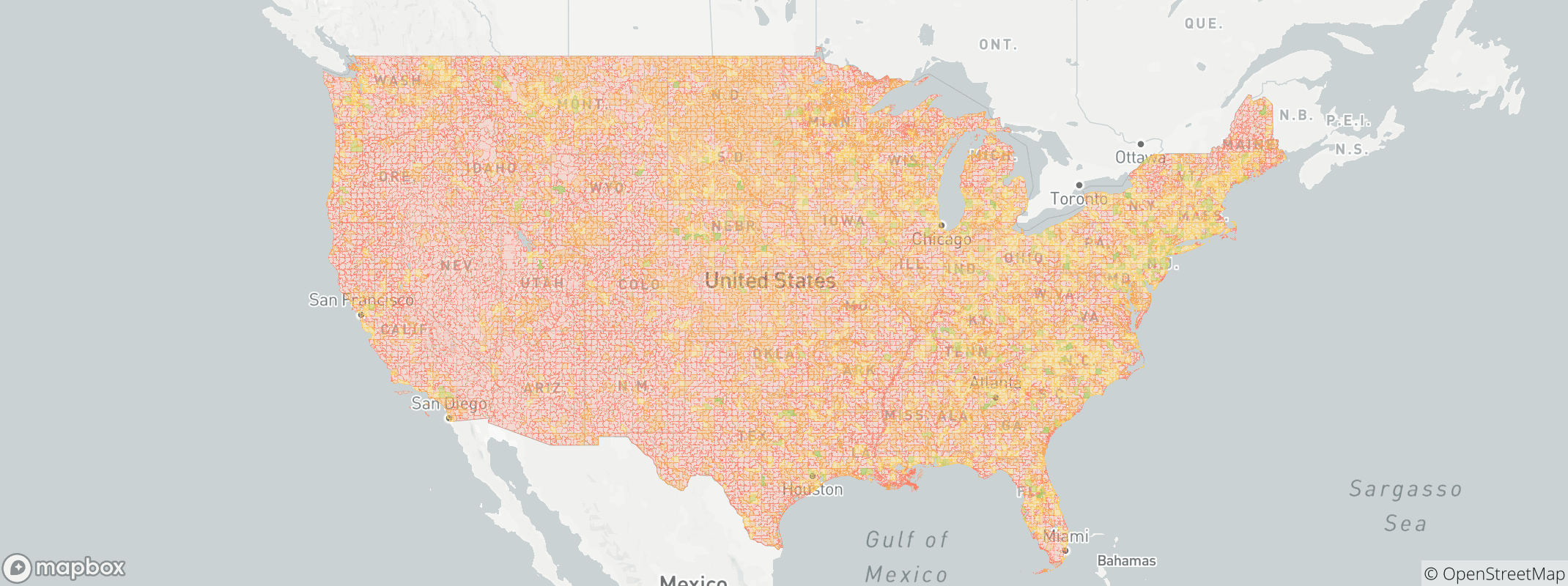 National Broadband Map - Broadbandnow pertaining to Map of Cable Providers In USA