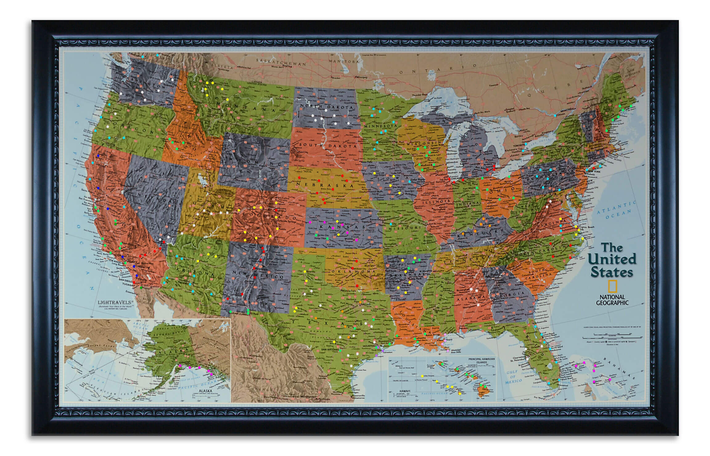 National Geographic U.s. Explorer Map - Lightravels inside National Geographic Map Of The Usa