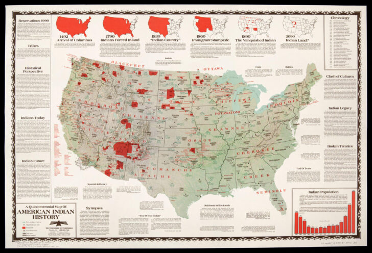 Map of Indian Reservations In the USA