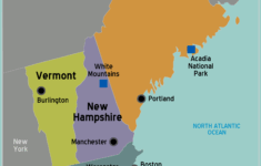 New England – Travel Guide At Wikivoyage inside New England On Map of USA
