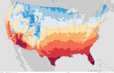 New Maps Of Annual Average Temperature And Precipitation From The in Temperature Map of USA In January