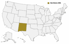 New Mexico Counties Map | Mappr within New Mexico In Map Of Usa