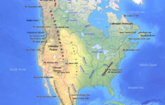 North America Physical Map – Freeworldmaps inside Physical Map of USA and Canada
