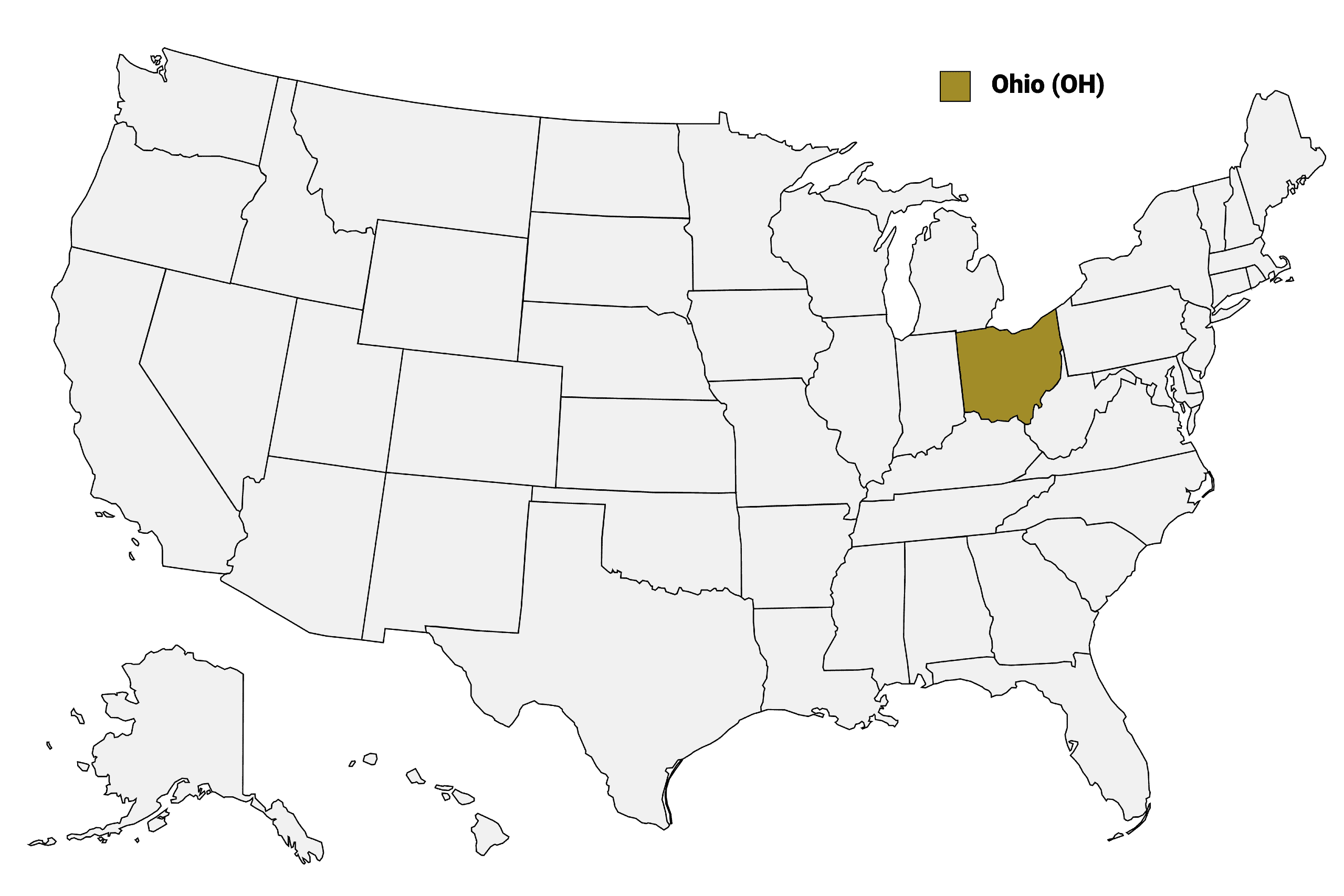 Ohio Counties Map | Mappr within Where Is Ohio On The Map Of Usa