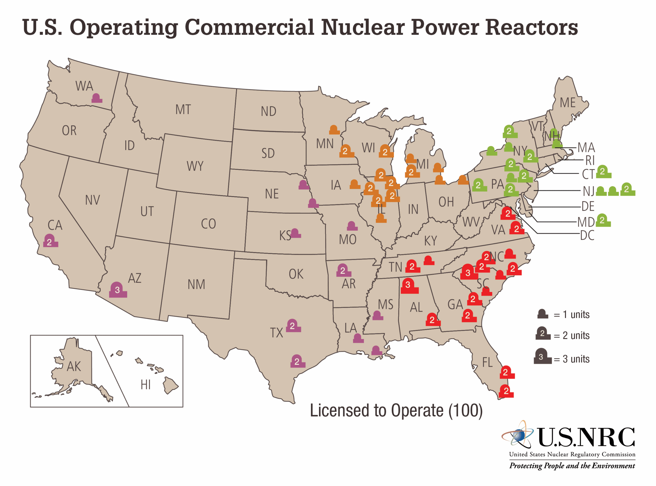 Owoe - Nuclear Power - How Many Nuclear Power Plants Are There In in Map of All Nuclear Reactors In USA