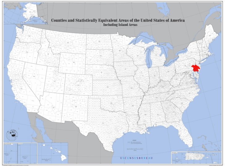 Location of Philadelphia In USA Map