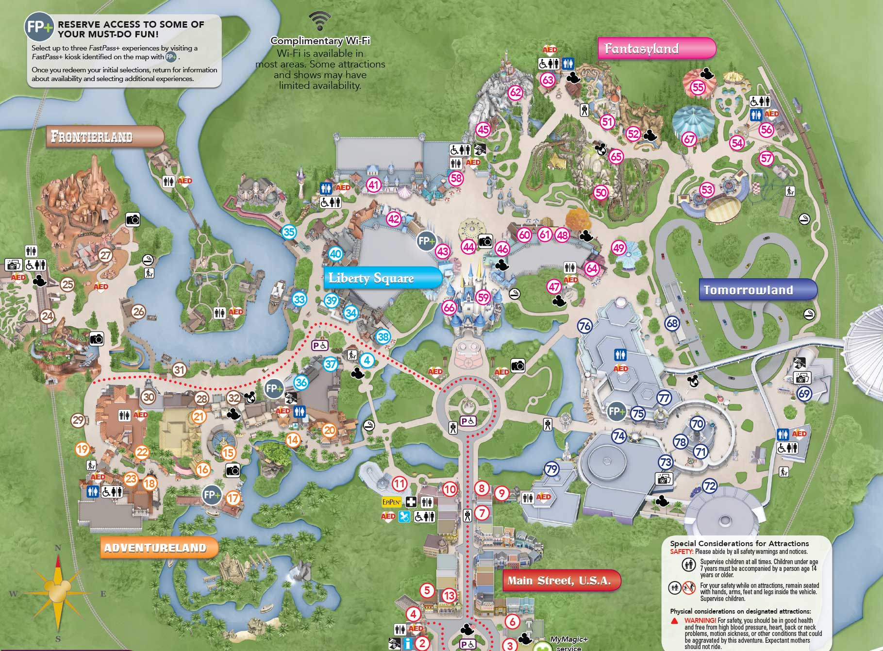 Photos - New Magic Kingdom Guide Map Shows Changes To The Hub Area pertaining to Map Of Main Street Usa Disney World