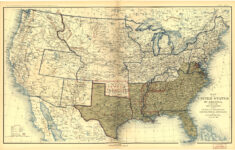 Places In American Civil War History: Maps Depicting Prologue To inside Map Of Usa Before The Civil War