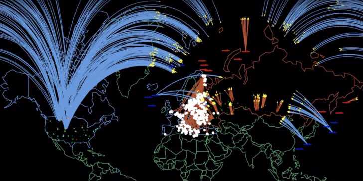 Map of Likely Nuclear Targets USA