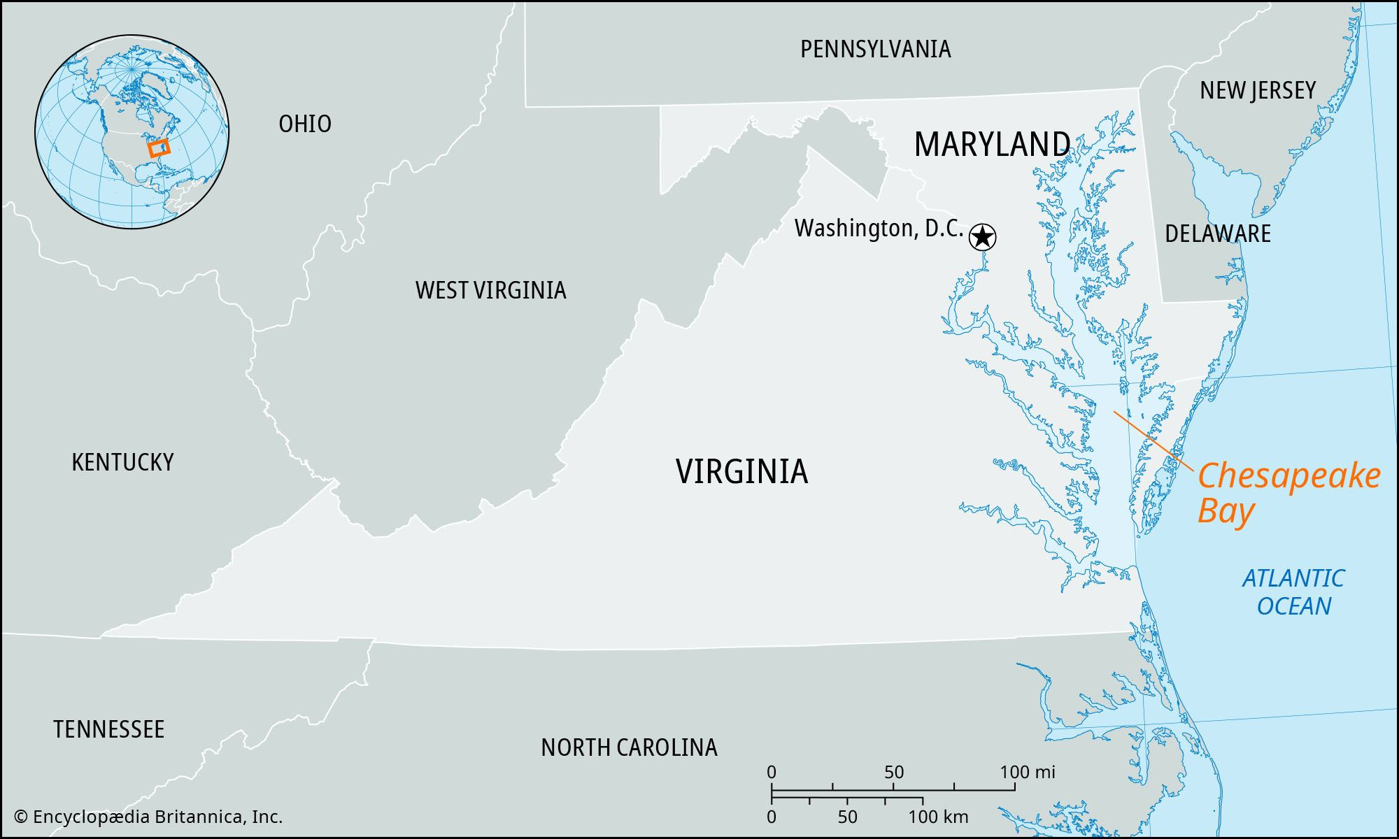 Potomac River | Maryland, Virginia, Washington Dc, &amp;amp; Map | Britannica inside Potomac River On Map Of Usa