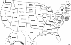 Printable Line Maps | Pvmaps for Map Of The Usa With State Names And Abbreviations
