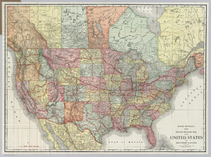 Rand Mcnally Road Map of USA