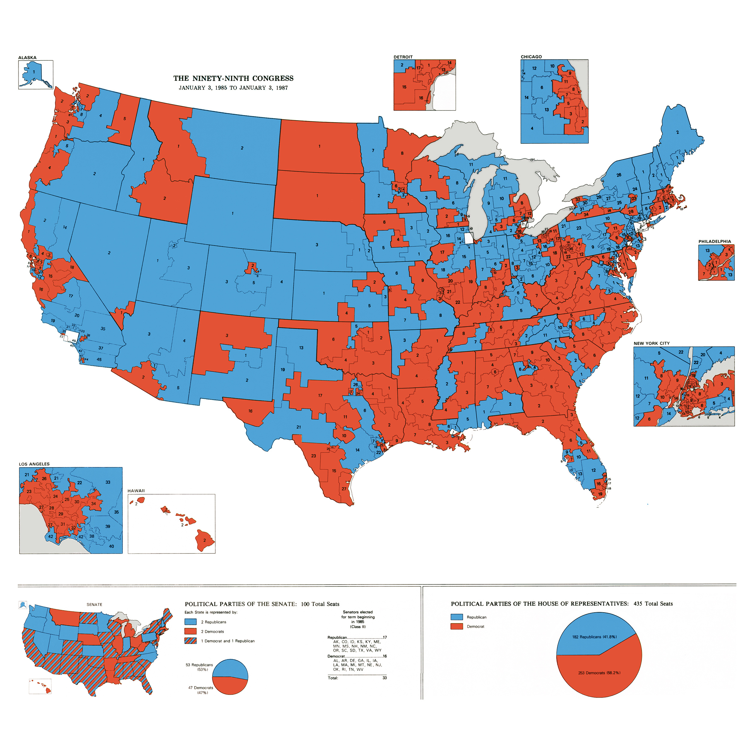 Red Map, Blue Map | National Endowment For The Humanities in Red and Blue Map of USA