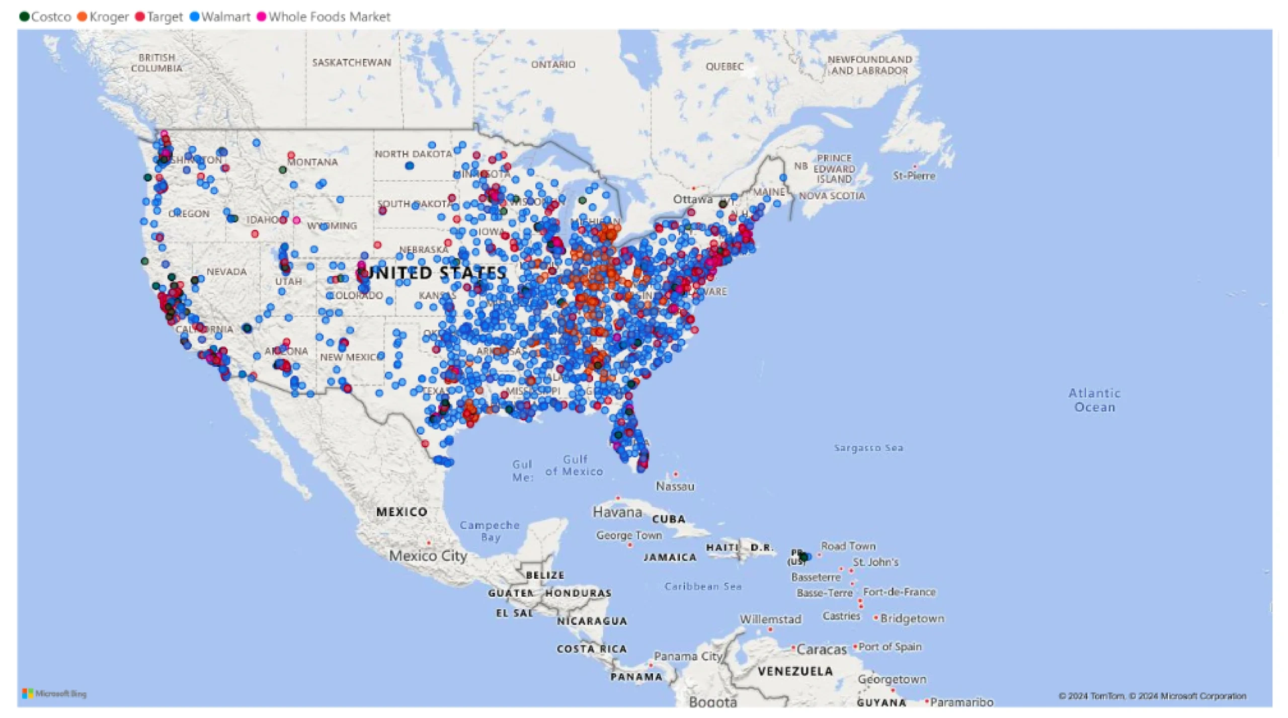 Retail Location Analysis Of Kroger Vs. Competitors In The Us with regard to Map Of Kroger Locations In Usa