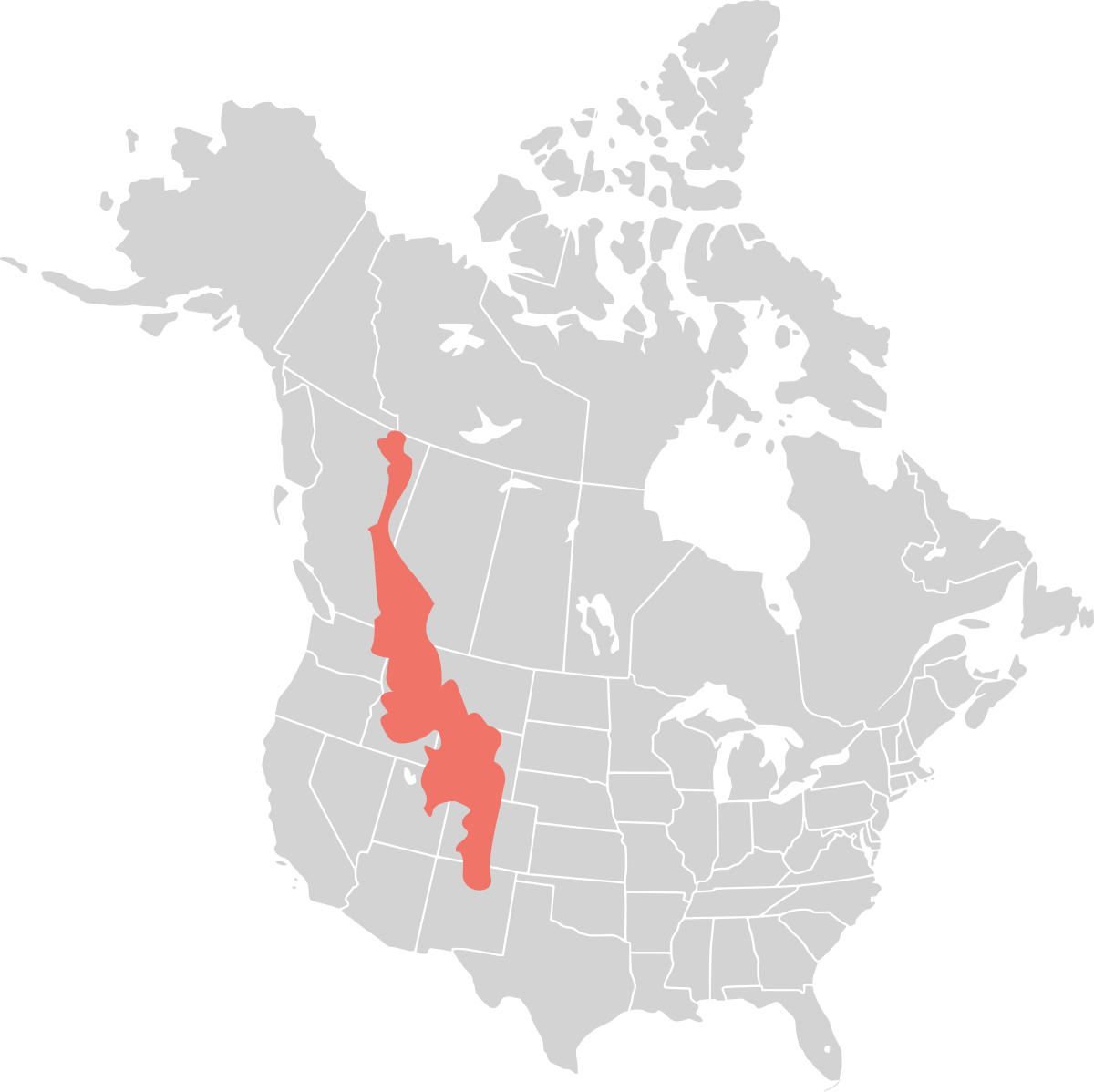 Rocky Mountains – Wikipedia with regard to Map of Rocky Mountains In USA