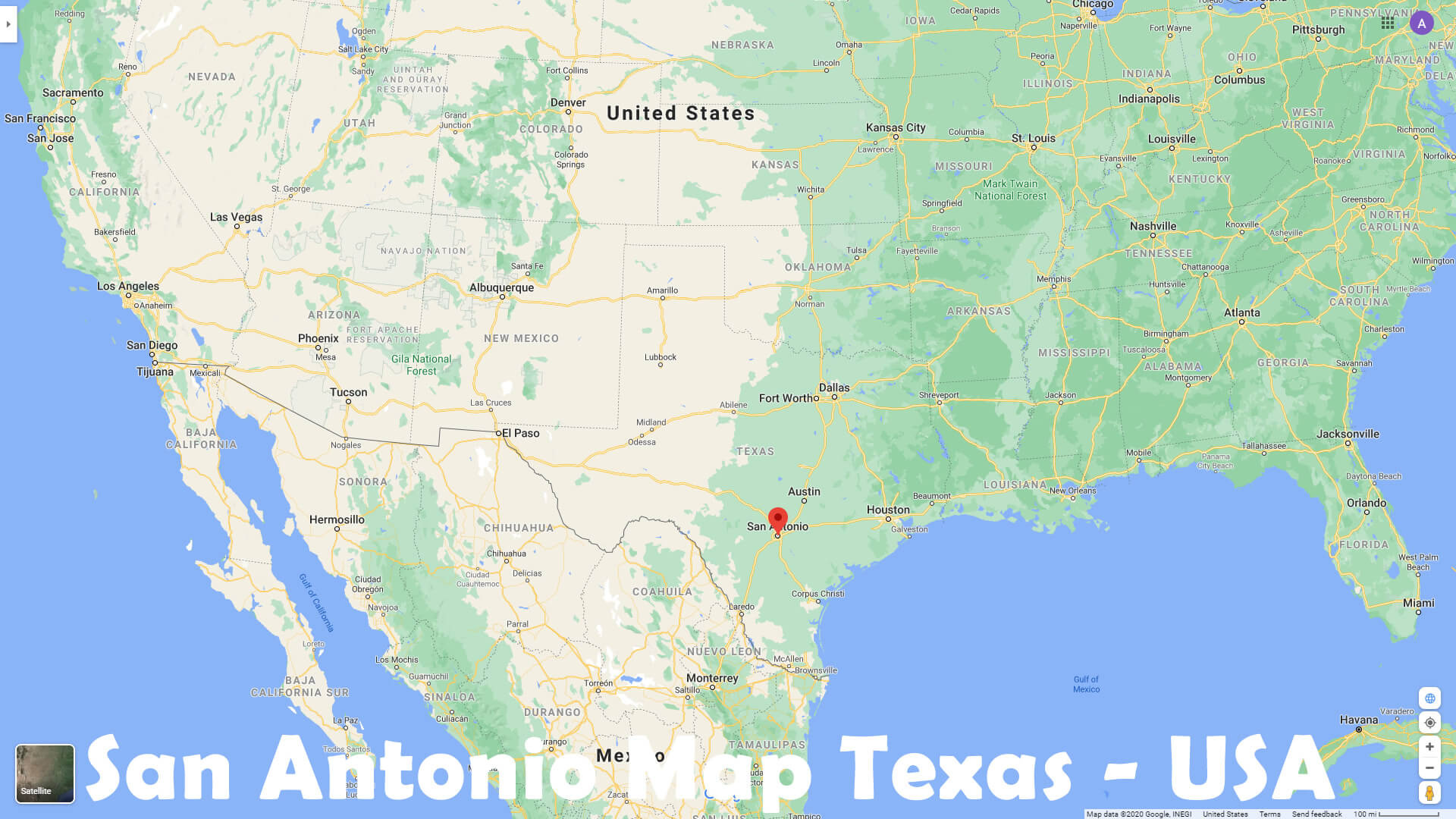 San Antonio, Texas Map for San Antonio Texas On Map Of Usa