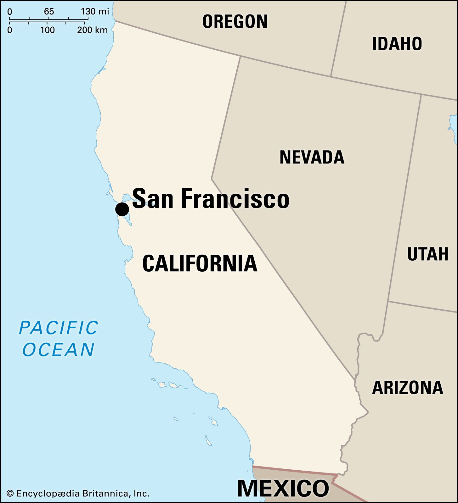 San Francisco | History, Population, Climate, Map, &amp;amp; Facts with Map Of Usa Showing San Francisco