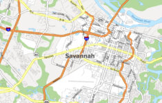 Savannah Georgia Map – Gis Geography intended for Savannah Georgia On Map Of Usa