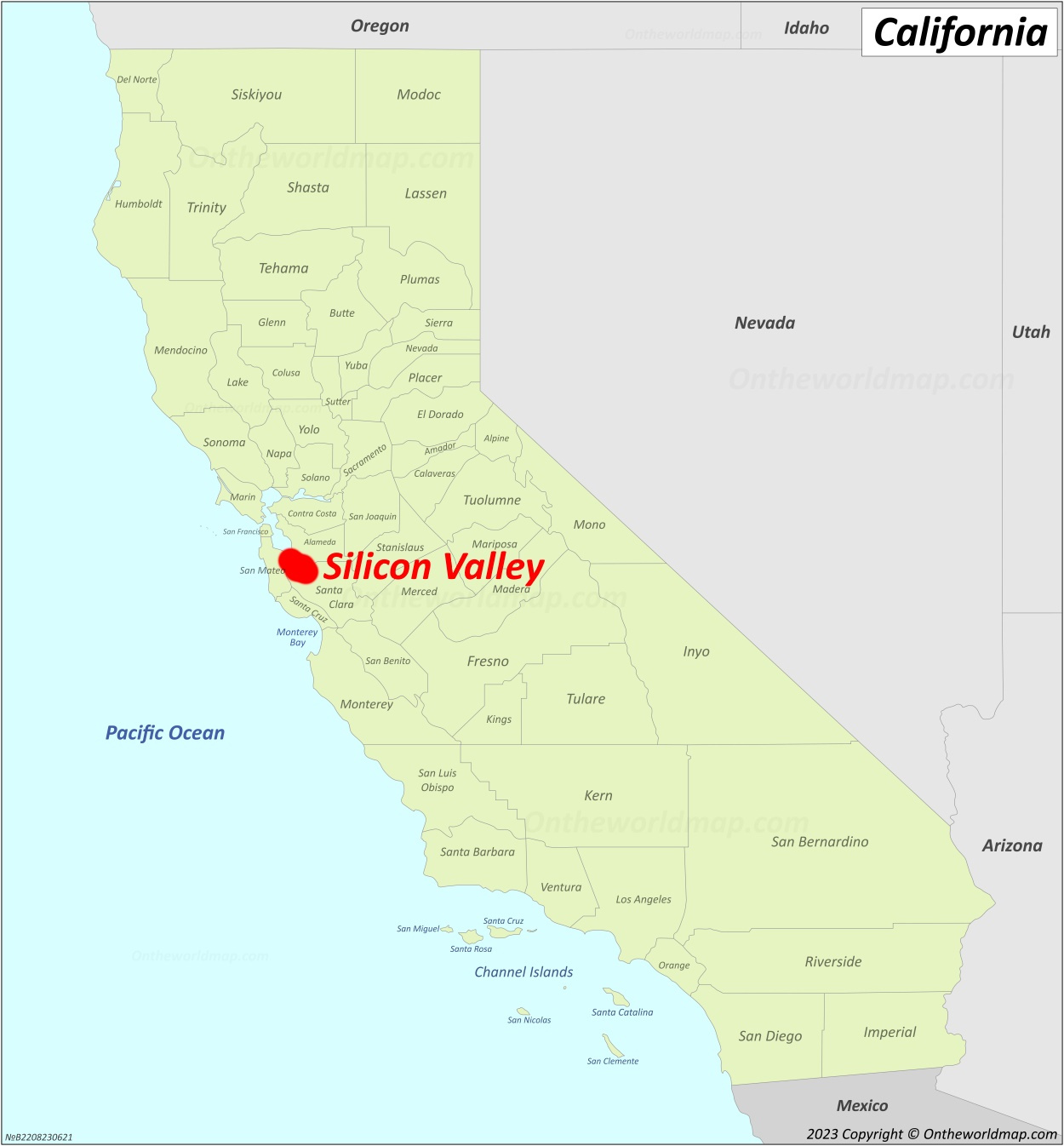 Silicon Valley Map | California, U.s. | Detailed Maps Of Silicon with regard to Silicon Valley On Map of USA