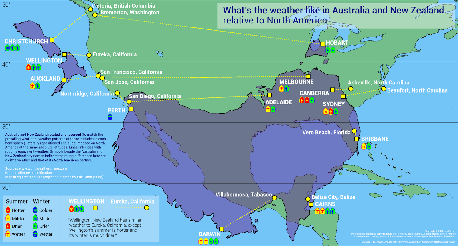Size And Weather Comparison Between Australia And North America inside Map of Australia Overlaid On USA