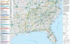 Southeast Usa Road Map throughout Road Map Of East Coast Usa