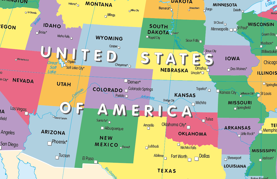 States And Provinces Map Of Canada And The Usa intended for Map of Canada and USA with Provinces and States