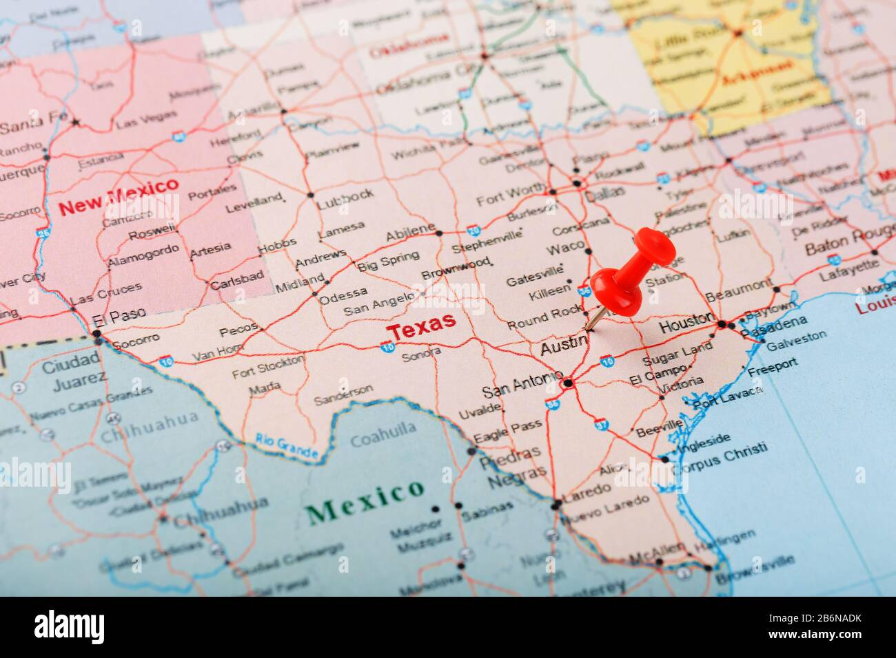 Texas Map Pin Hi-Res Stock Photography And Images - Alamy pertaining to Austin Texas On Map of USA