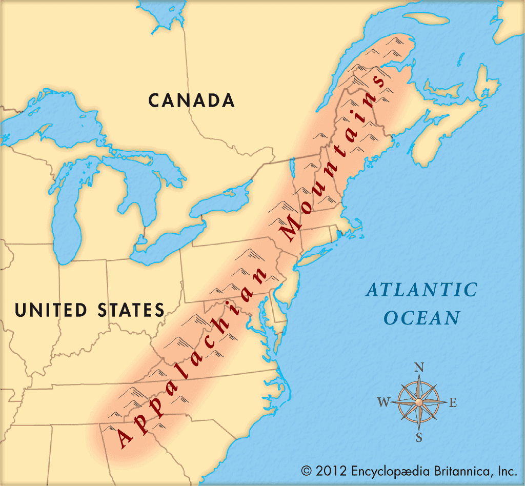 The Appalachian Mountains: Everything You Need To Know | Ultimate within Map of USA with Appalachian Mountains