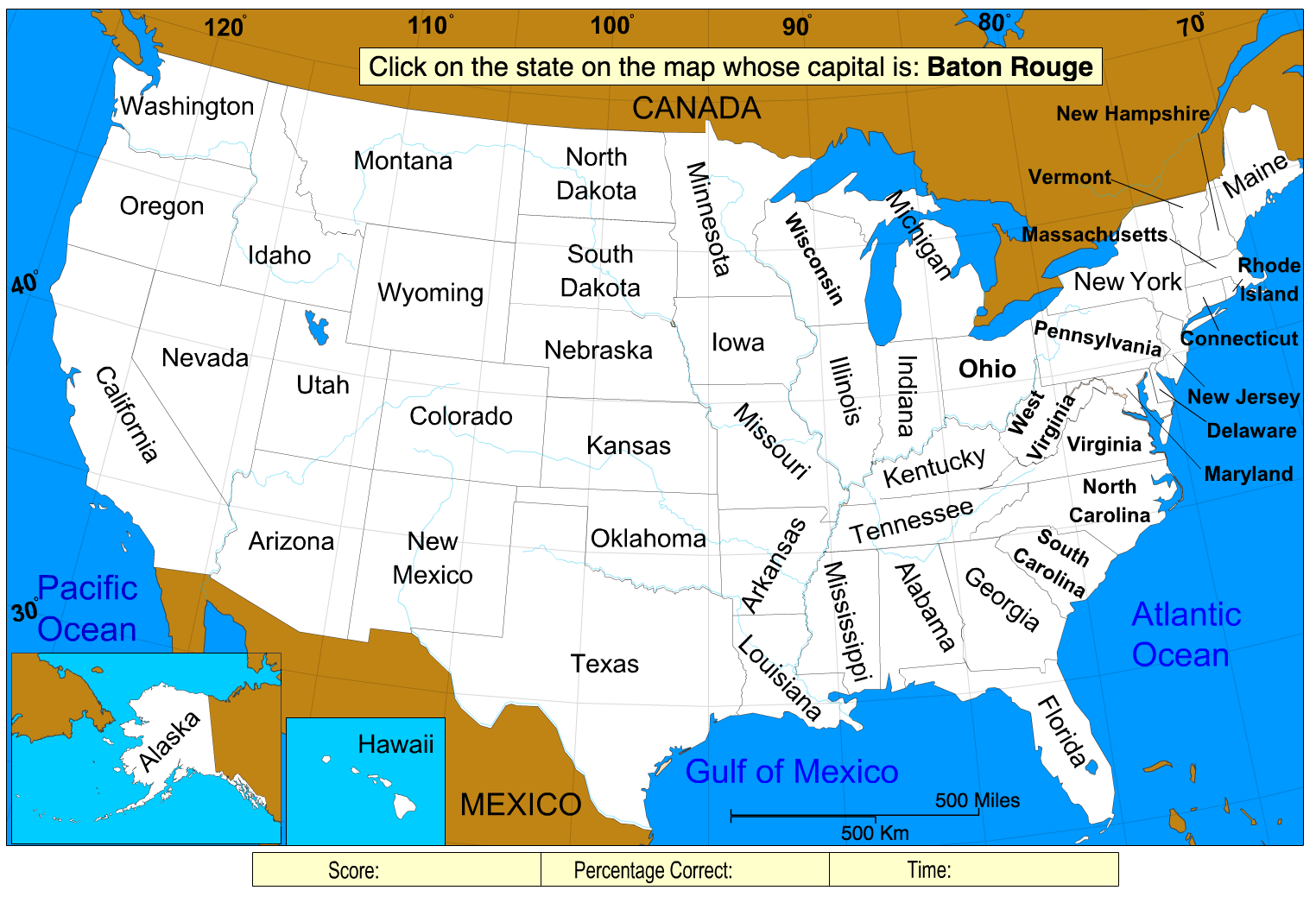 The Best U.s. State Capital Games For Student Study | 5Th Grade Files with regard to Map Of Usa States And Capitals Games