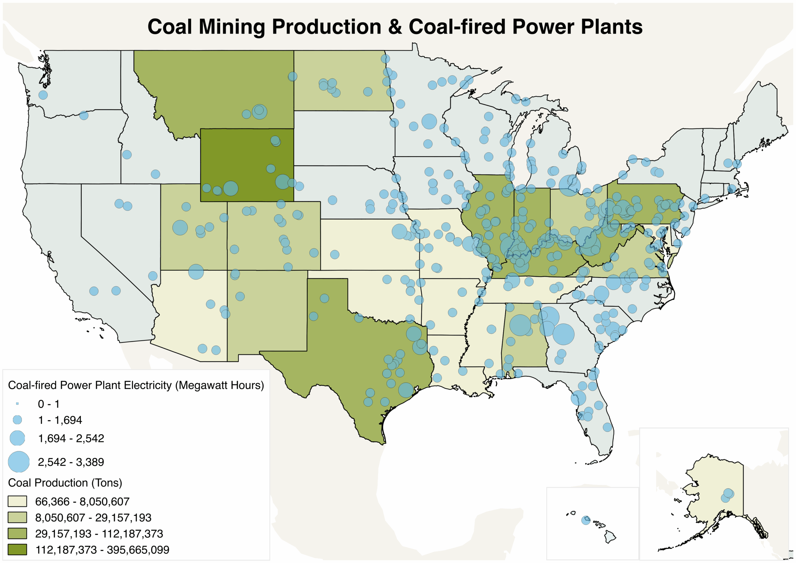 The Geography Of Coal In The U.s. regarding Map of Coal Mines In USA