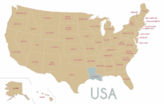 The Packed Bag — Know&Go Guide To New Orleans, Louisiana, Usa in Location Of New Orleans In Usa Map