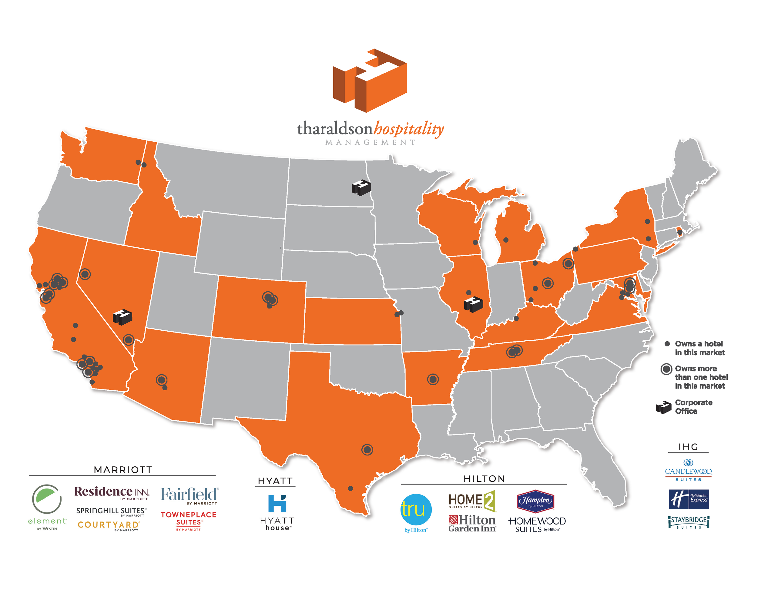 Thm regarding Map of Hampton Inns In USA
