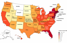 U.s. Population Density Mapped – Vivid Maps with Population Density Map of USA 2025