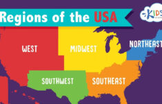 U.s. Regions throughout Map Of 5 Regions Of Usa