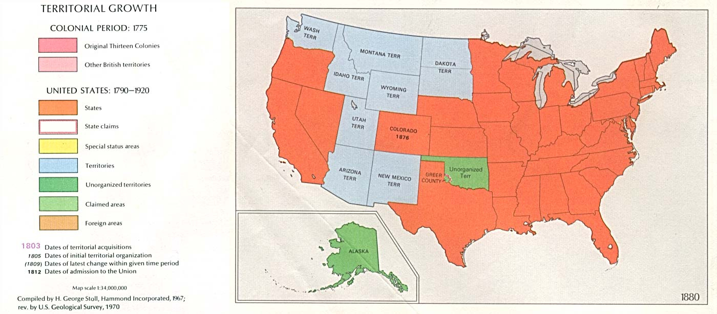 United States Historical Maps - Perry-Castañeda Map Collection pertaining to Map Of The Usa In The 1800S