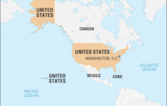 United States | History, Map, Flag, & Population | Britannica throughout Usa On A Map Of The World