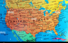 United States Map Globe Hi-Res Stock Photography And Images – Alamy inside USA On Map of the World