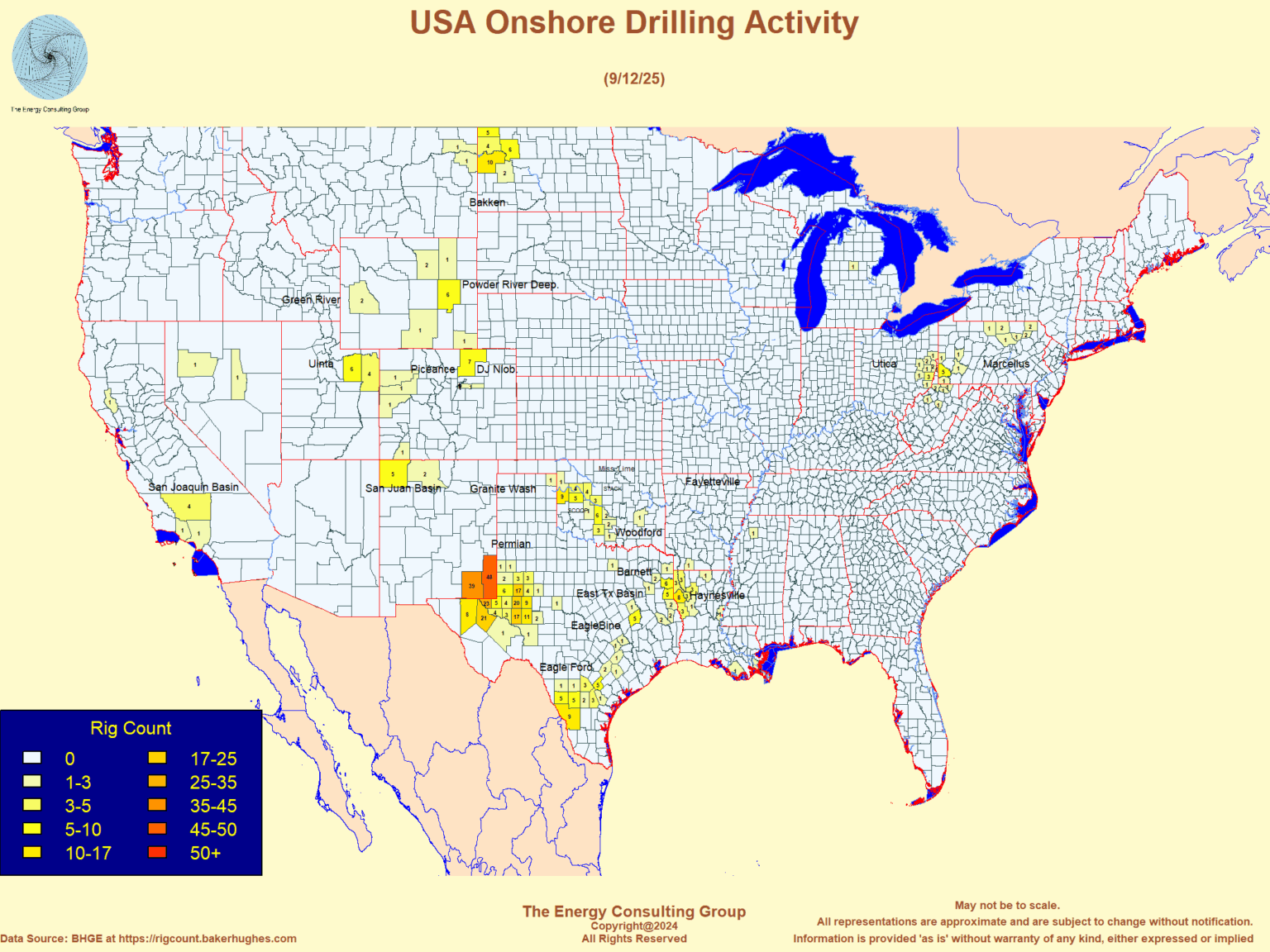 Fracking Sa Map Map of Fracking Sites In USA