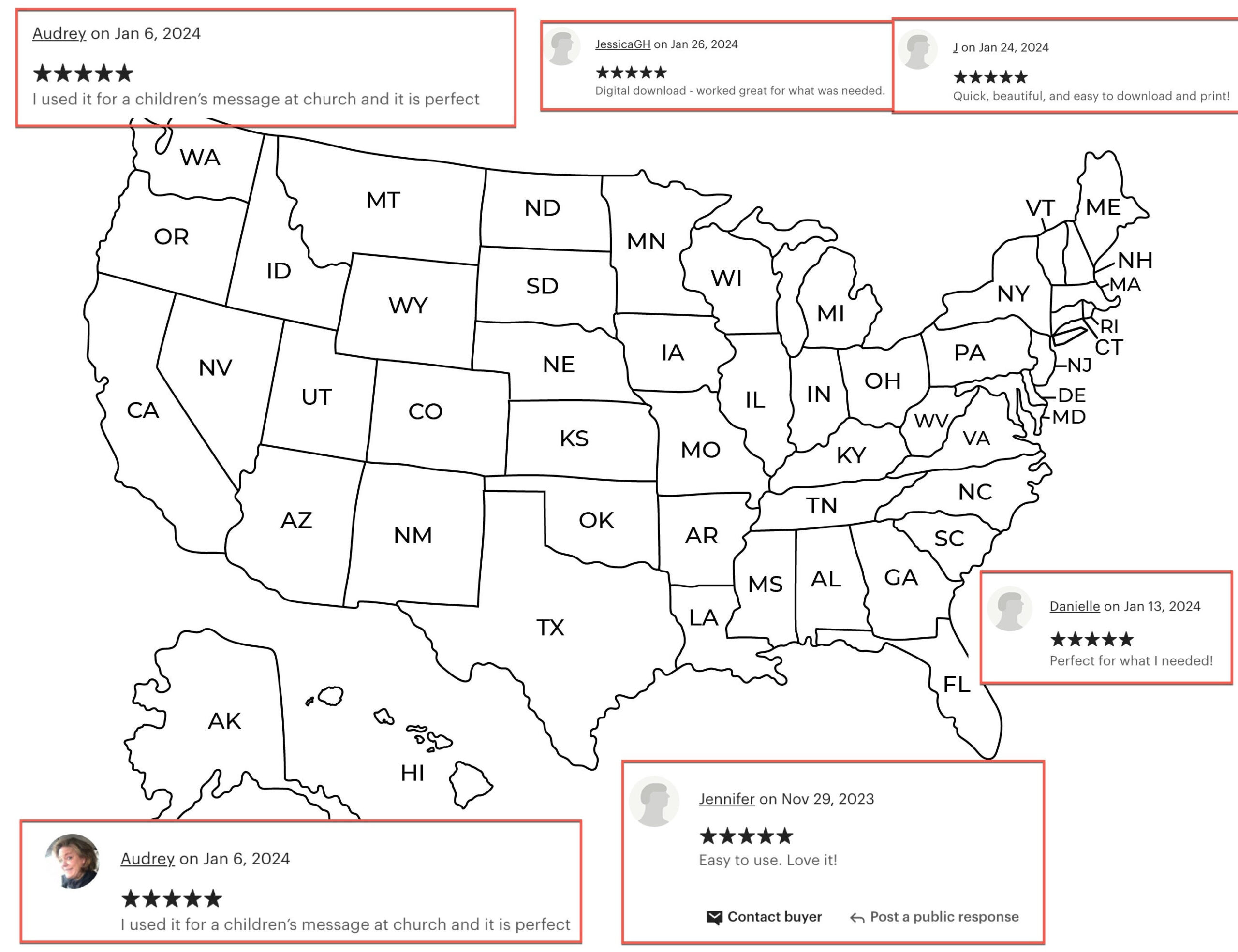 United States Usa Map With States Labeled | Printable Black And within Outline Map of USA with States Labeled