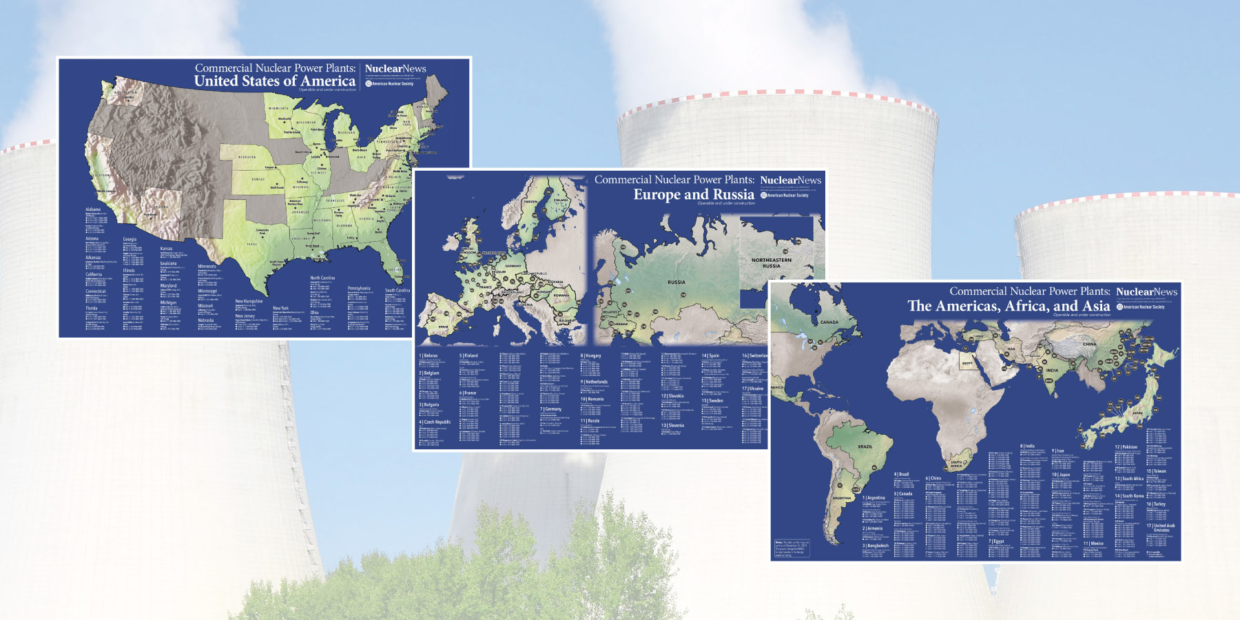 Updated Nuclear Power Plant Maps, Buyers Guide Available From Ans intended for Map Of Usa Nuclear Power Plants