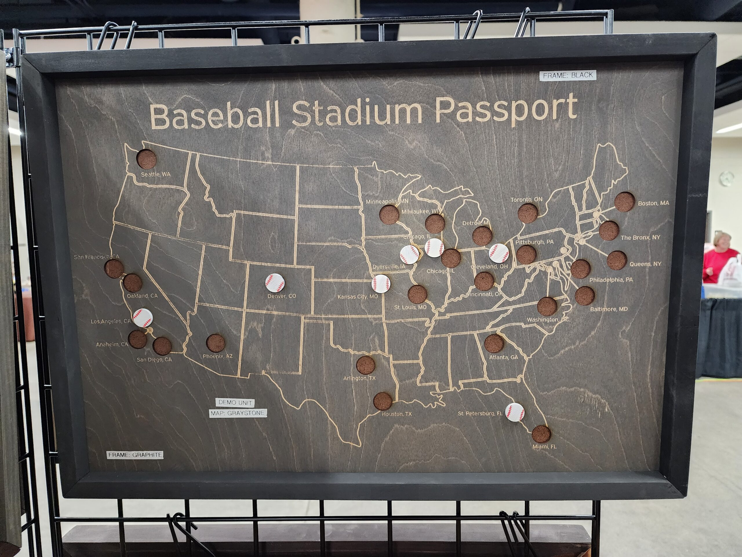 Us Baseball Stadiums Map - Dsm Foundry in Map of Baseball Stadiums In USA