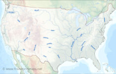Us Rivers Map with Map Of Rivers In The Usa